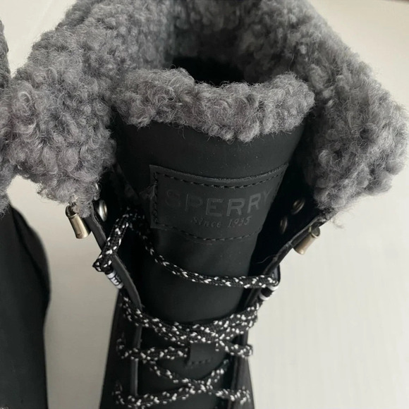 New Sperry Women's Juneau Lace Up Black Winter Boots
STS86817 9 Hiking Sherpa - Picture 6 of 14
